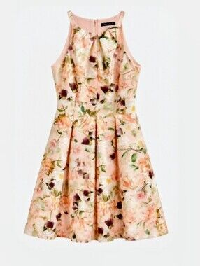 Vince Camuto Pink Floral A-Line Dress